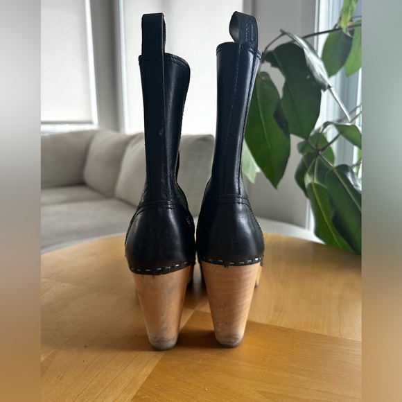 Swedish Hasbeen Boots high heel clog size 37 - Picture 3 of 4